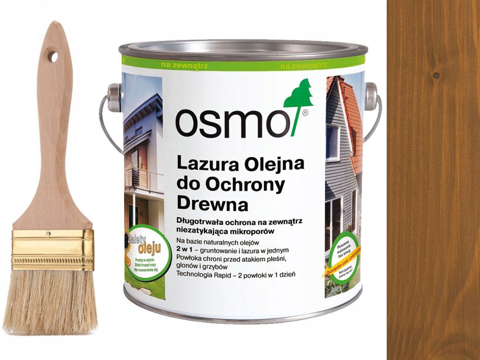 

Osmo 706 Lazura Ochronna do drewna Dąb 0,75L