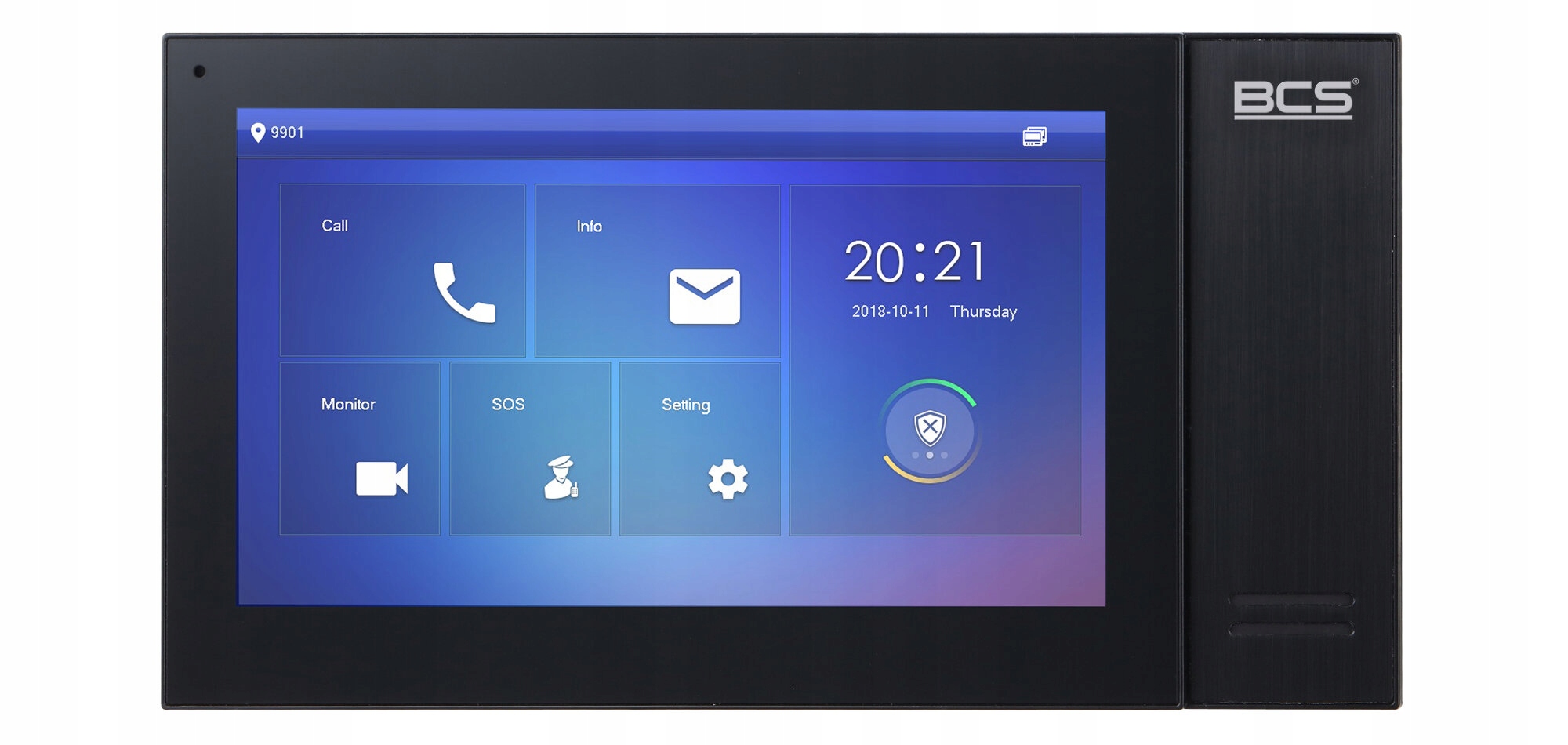 Monitor wideodomofonowy Ip BCS-MON7400B-S