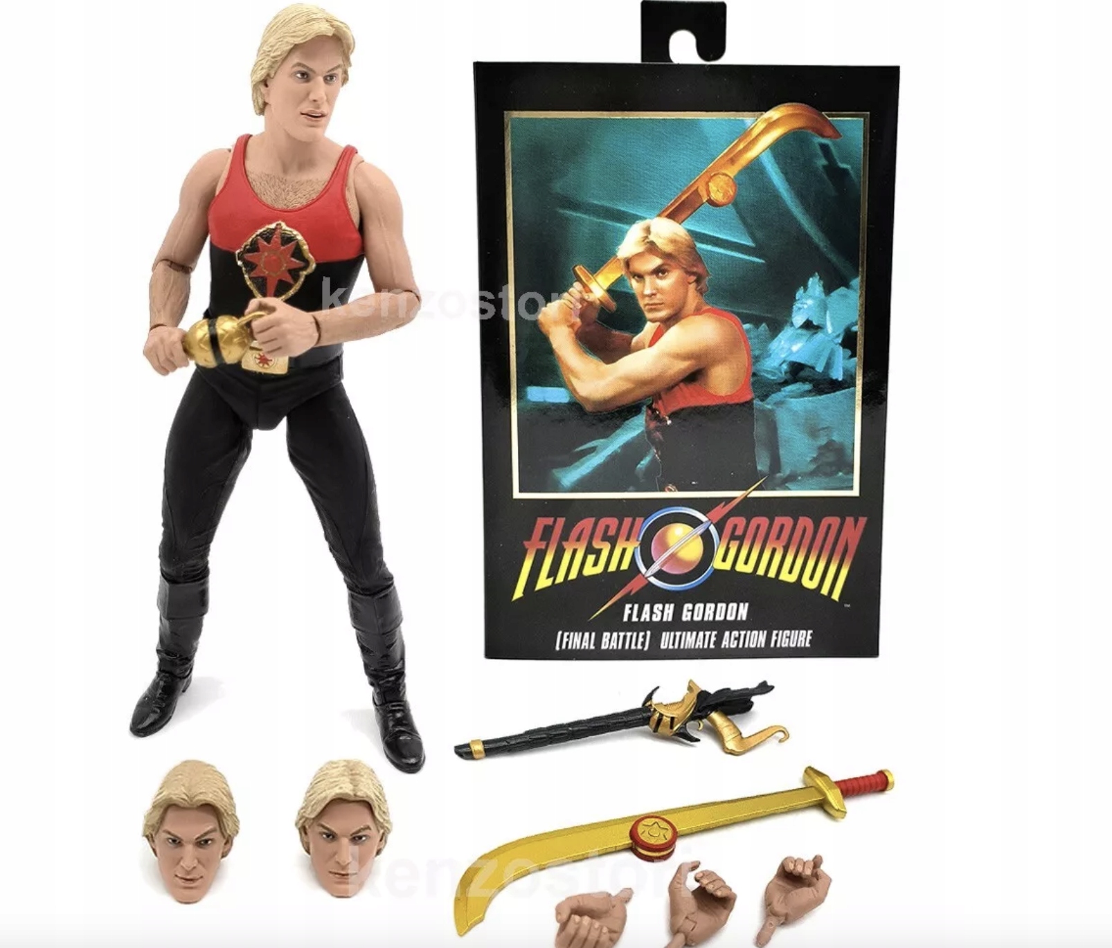 Neca Flash Gordon Ultimate pohyblivá figurka 19 Cm