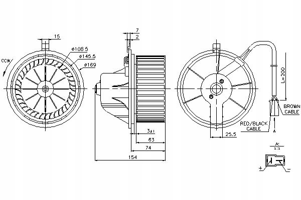 Nissens Ventilátor Topení Audi 80, 90, A4, Cabriolet, Coupe Asistent Řidiče #28
