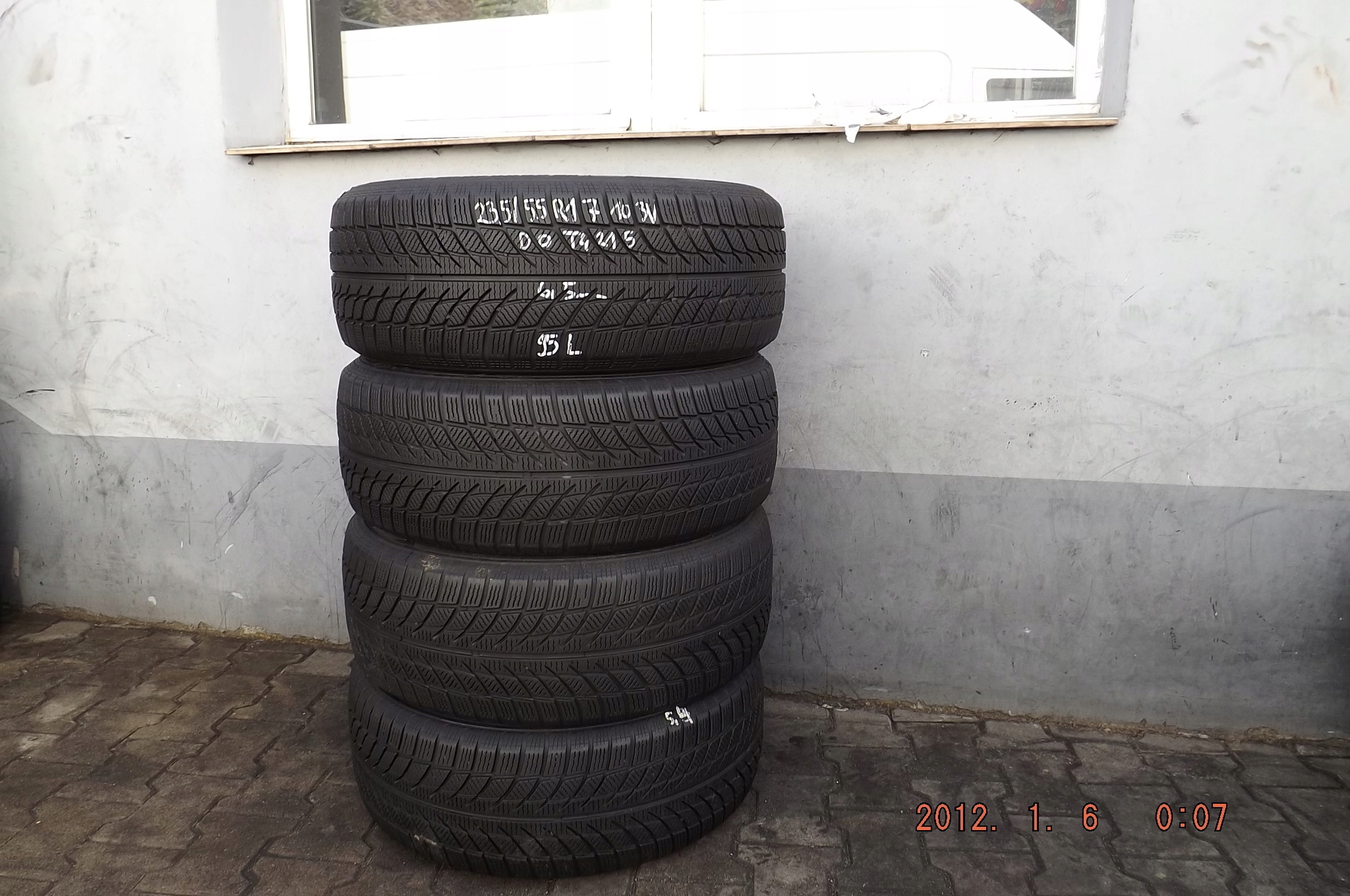 [95L] 4xZIMA 235/55R17 103V GOODRIDE SW608 & Marka Goodride