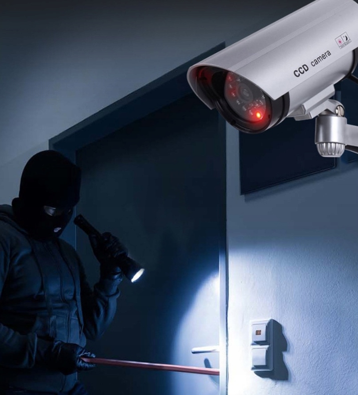 KAMERA ATRAPA IR LED MONITORING KAMERA ZEWNĘTRZNA ŚCIENNA Z DIODĄ MIGAJĄCA Marka Inna