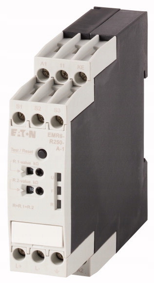 Przekaźnik monitorujący izolację, 0 250 V Ac, 0 300 V DC, 1 100 k Emr