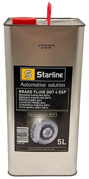 Brzdová kapalina Starline Dot 4 Esp 5L Metal
