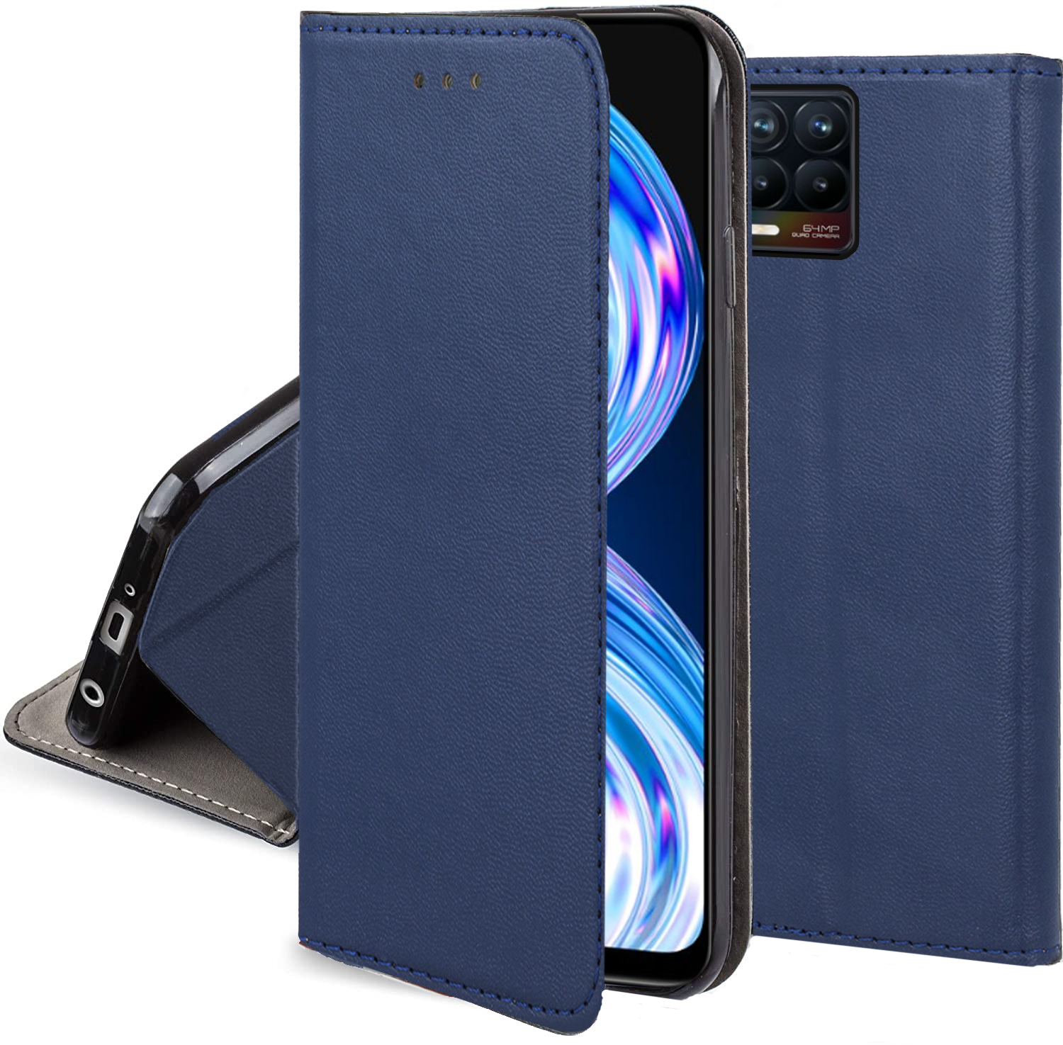 

Etui Magnetic Smart +szkło do Realme 8 8 Pro