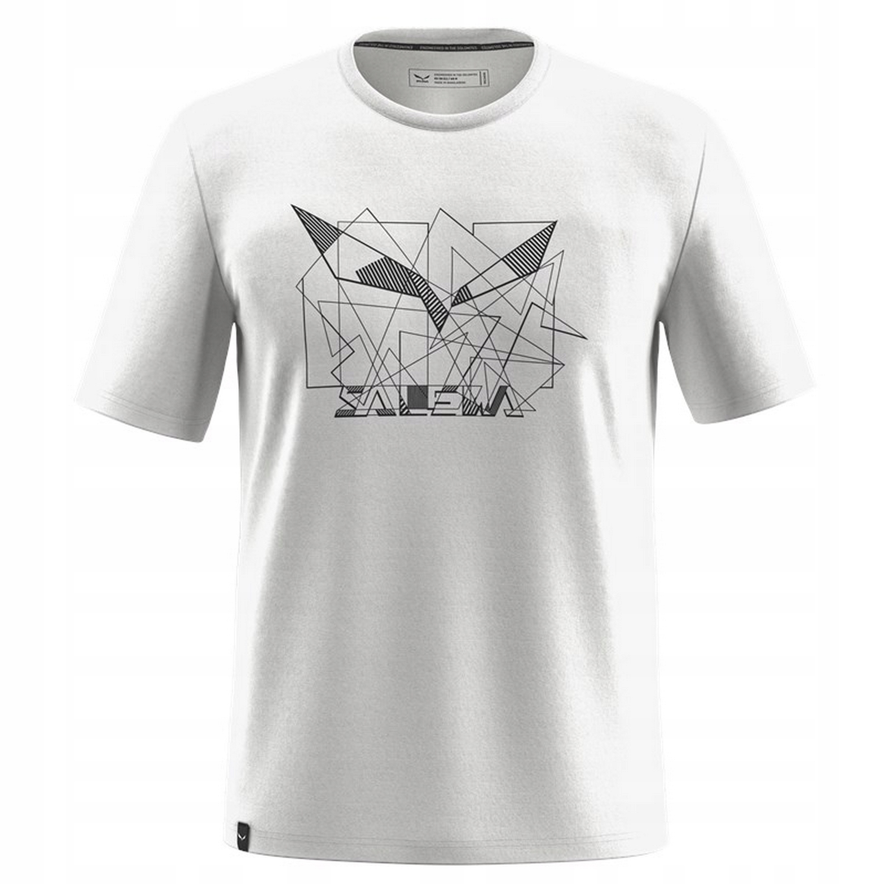 Pánské tričko Salewa Eagle Geometric bílé 00-0000029100_0060 vel. XL