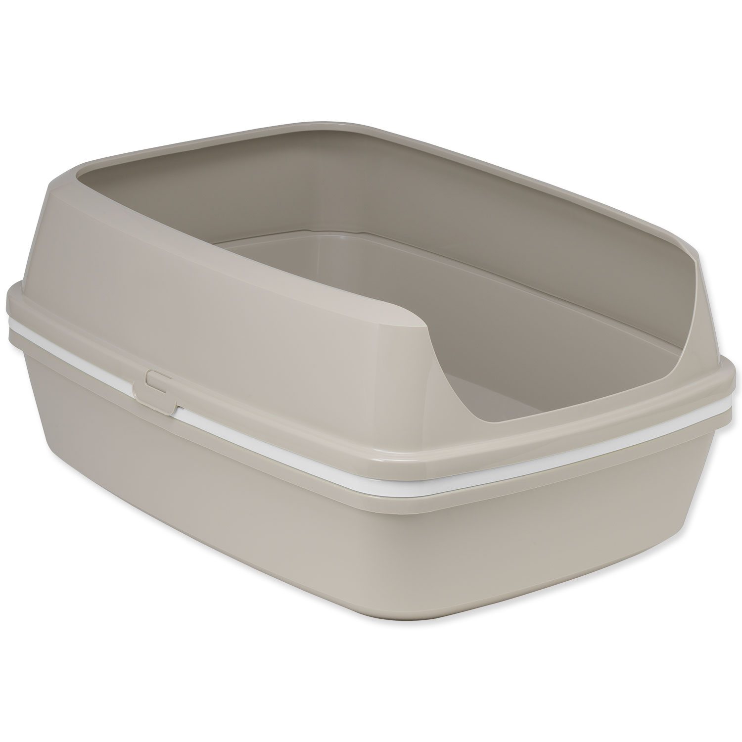 Levně Toaleta Moderna Lift to Sift Large s roštem 50,2x38x23,7cm šedá