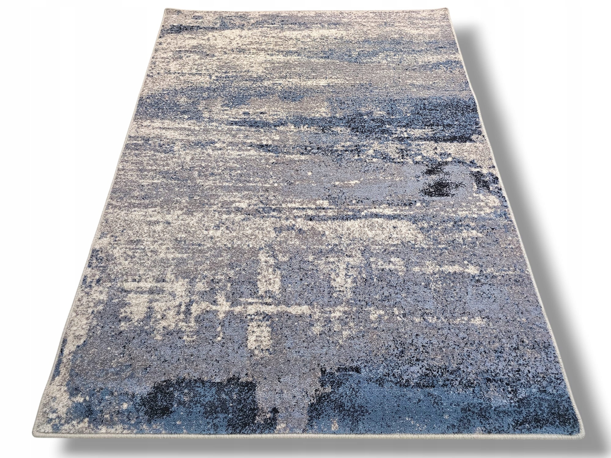 Dywan wełniany 160x240 Isfahan Abrio beige 100% wełna szary niebieski