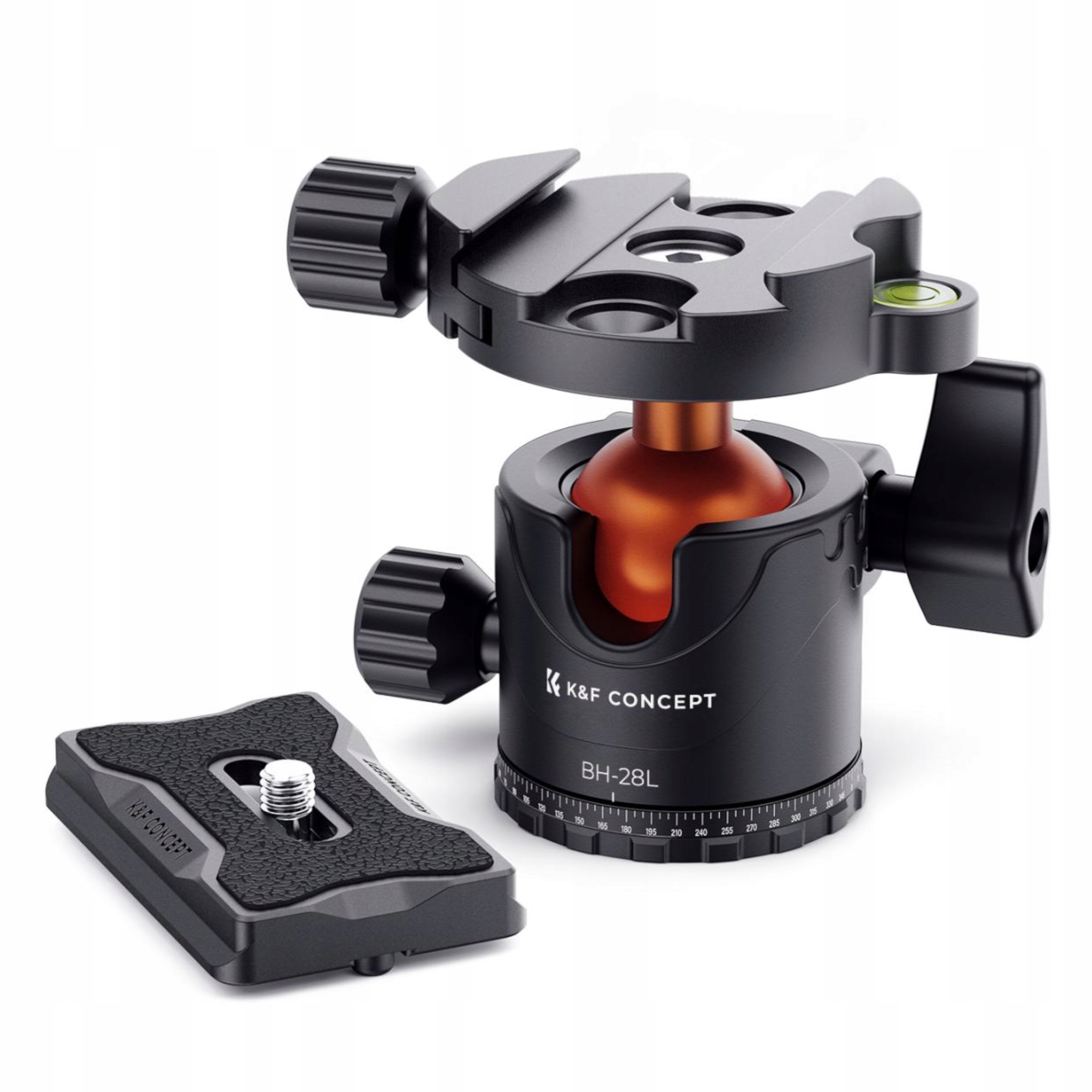 Kulová Hlava Na Stativ Udrží 10 kg K&f Concept 360 Kovová Velká 28 mm