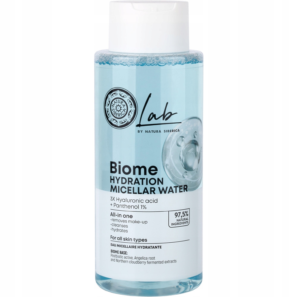 Lab Biome hydratační micelární voda na obličej 400 ml