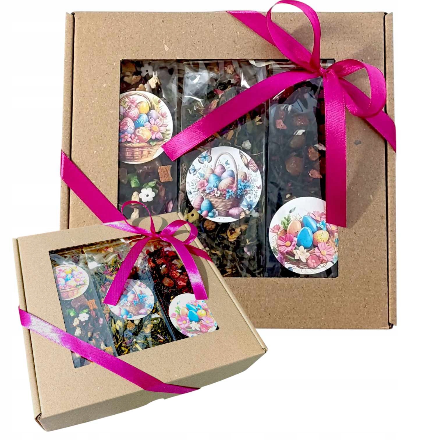 Zestaw Wielkanocnych Herbat Zielona Owocowa W Pudełku na Zajączka