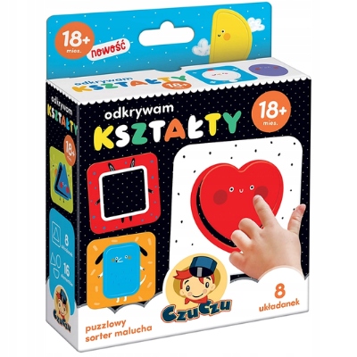 

CzuCzu Odkrywam Kształty Puzzlowy Sorter 18 m+