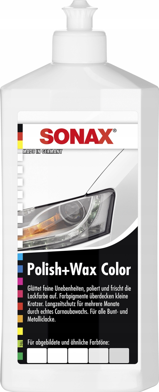 SONAX WOSK KOLORYZUJĄCY NANOPRO BIAŁY - 250 ml