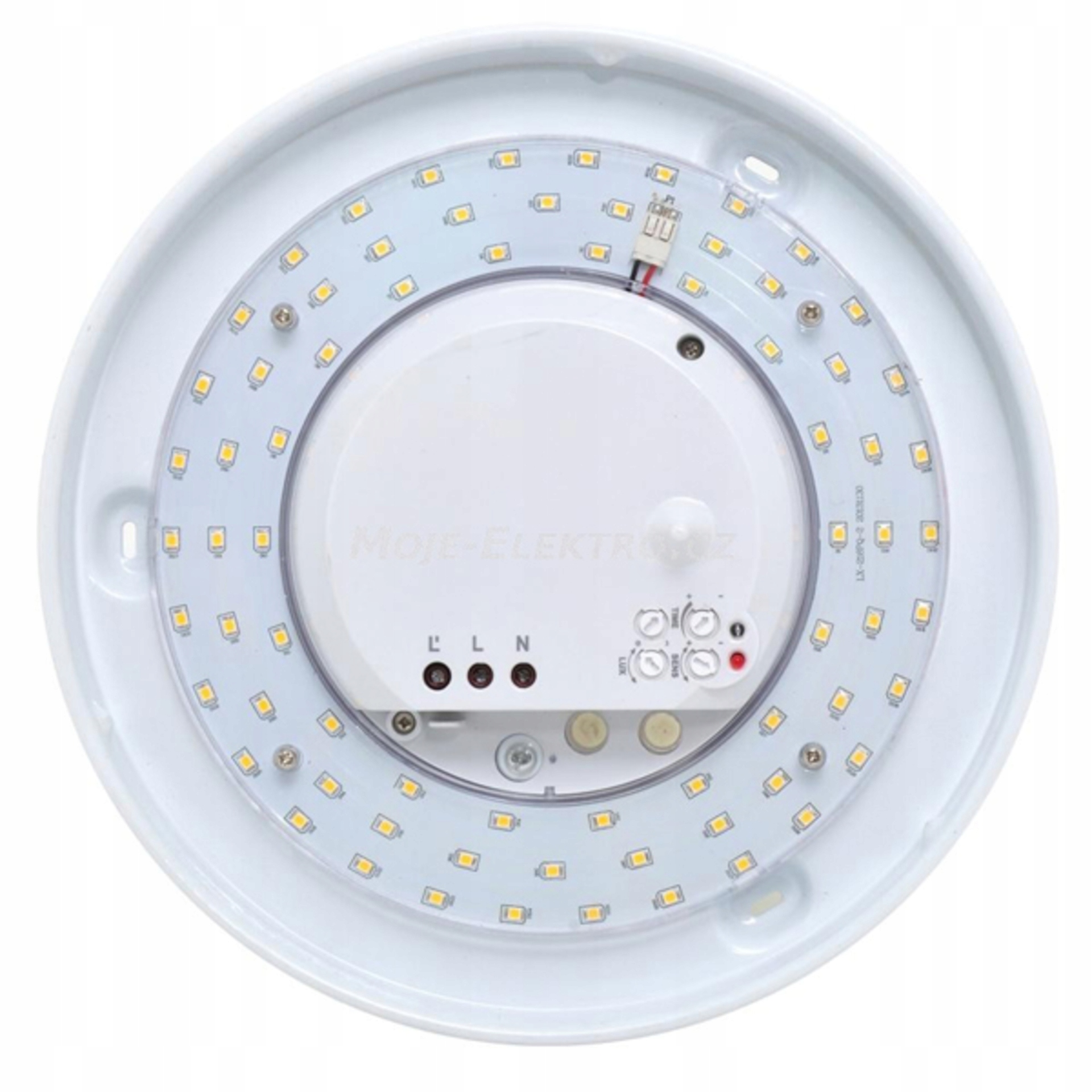 Ecolite Led sv., biele, IP44, max.18W, Hf senz.360 W131/LED-4100