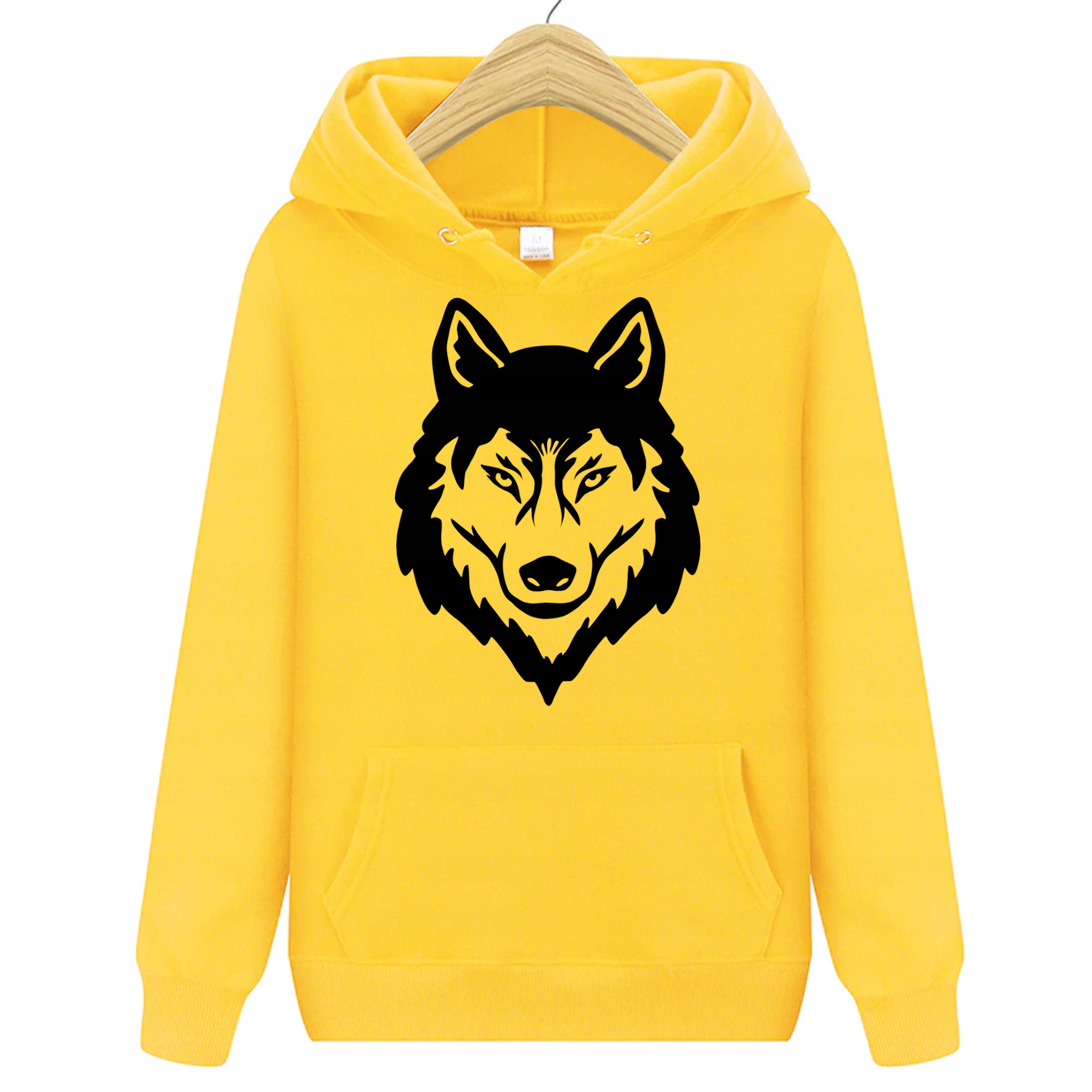 

Bluza Z Wilkiem Damska Z Kapturem Wilk 2XL