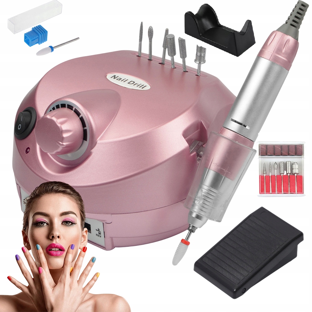 Bruska Na Nehty 65W Oxid Zirkoničitý Nožní Pedál Bez Vibrací A Zahřívání