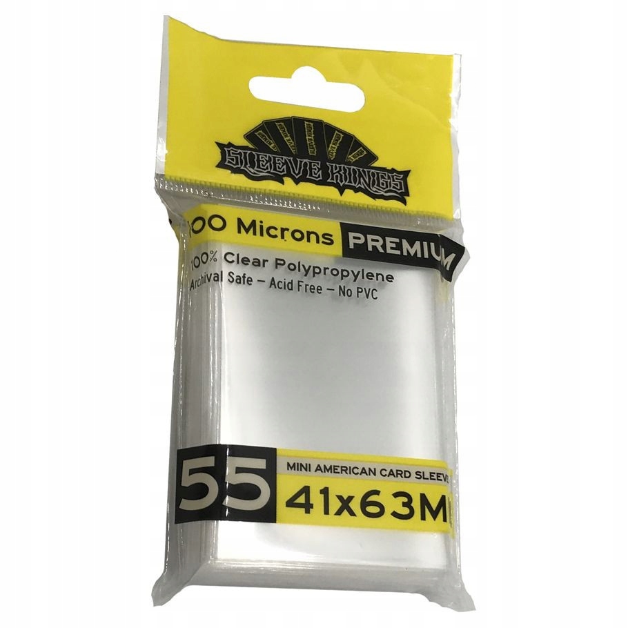 Koszulki na karty Sleeve Kings Premium Mini Usa 41 x 63mm 55 sztuk