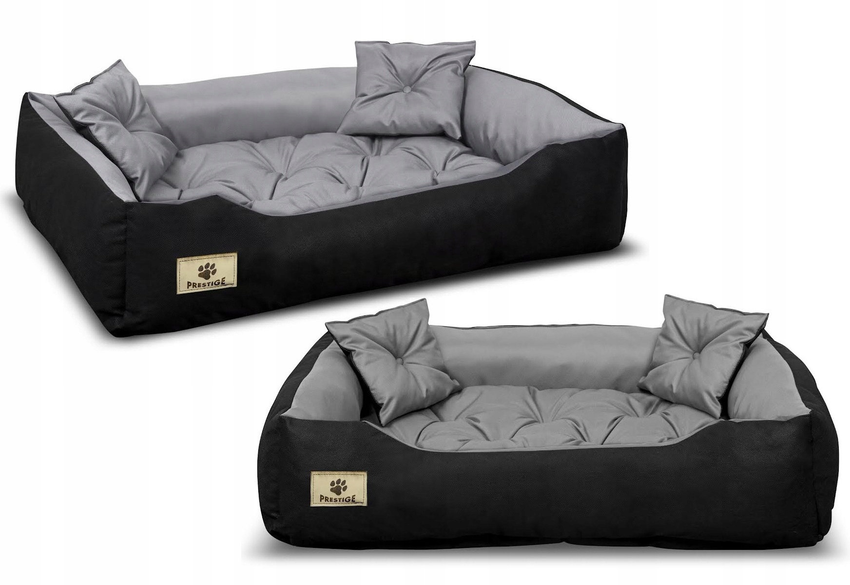 Pelíšek pro psa kotec Prestige 130x105 cm voděodolná šedá