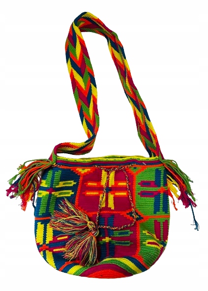 La Flor de cali taška přes rameno ručně vyrobená taška akrylová ručně vyráběná