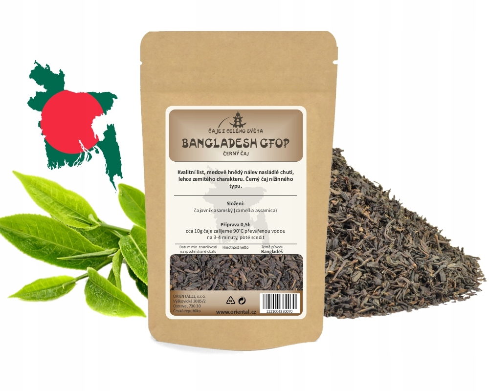 Levně Černý čaj Bangladesh Gfop 1000 g