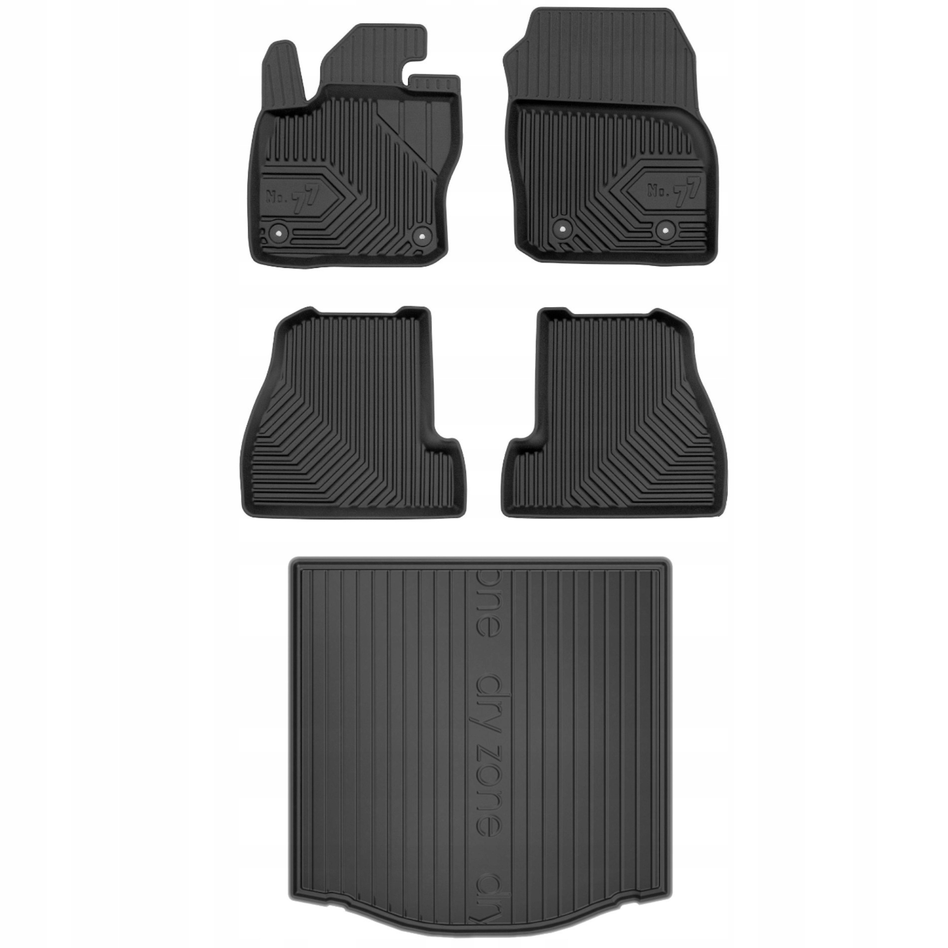 Gumové rohože rohož Ford Focus 3 Sedan s kolesom