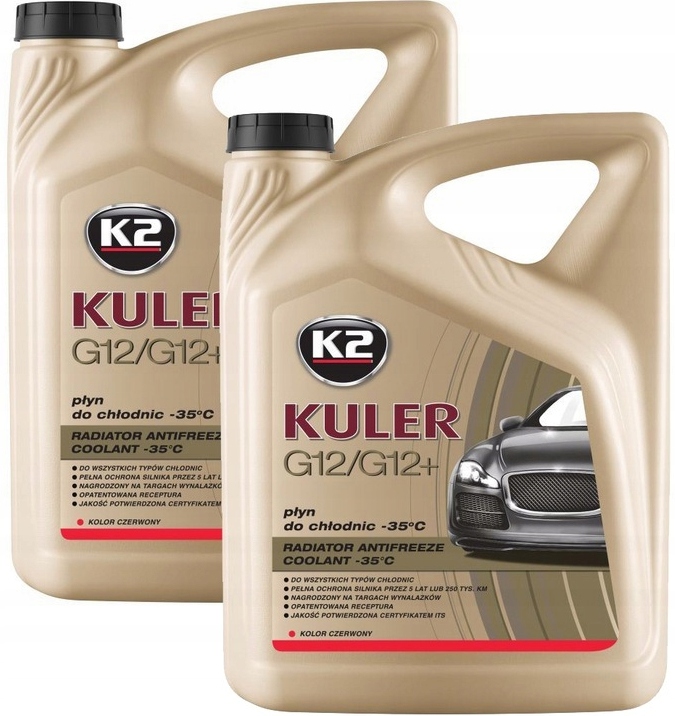 Płyn chłodniczy czerwony K2 Kuler -35°C 5 10L czerwony