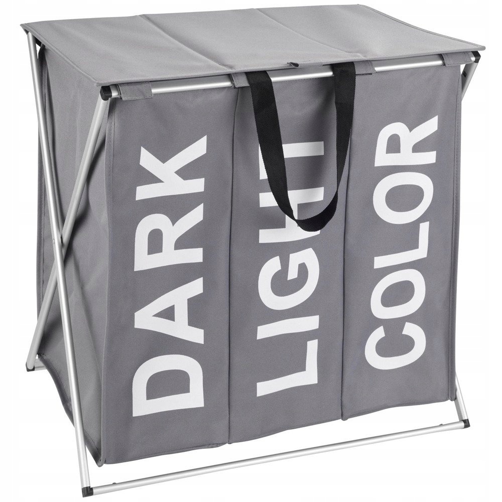 Třídílný koš na prádlo Trio Top 57 x 57 x 38, Wenko