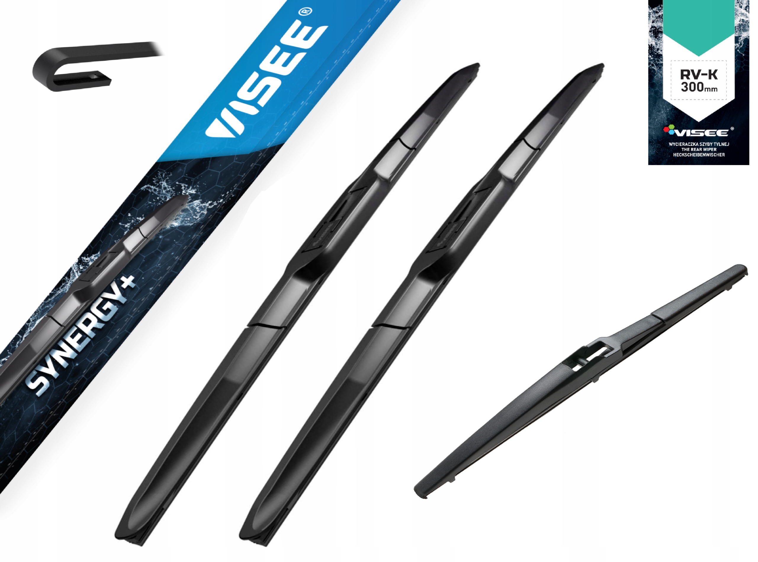 Wycieraczki pióra hybrydowe przód tył do Corolla E21 2018- Suzuki Swace