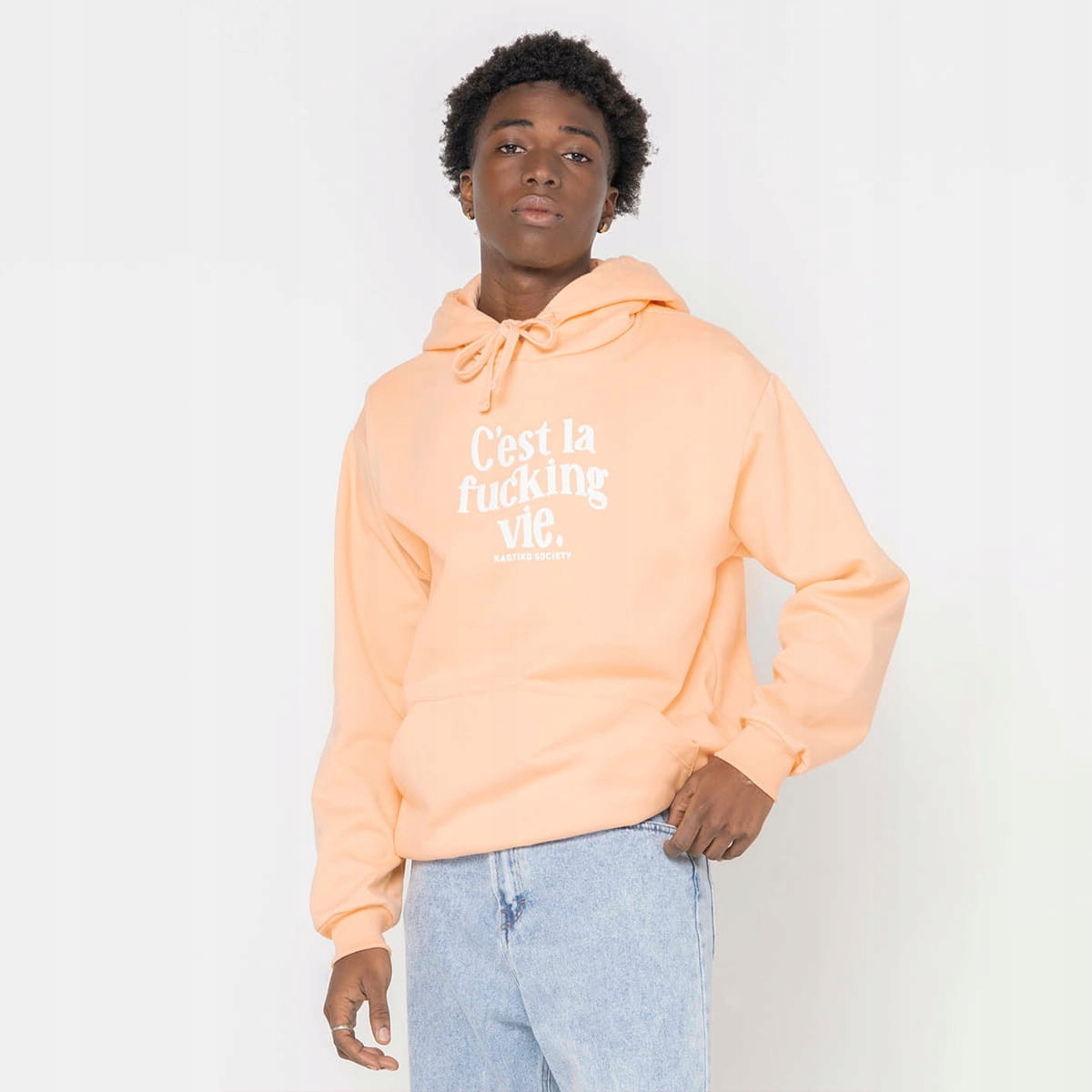 Mikina Kaotiko C'est La Vie Xs, oranžová, Městská