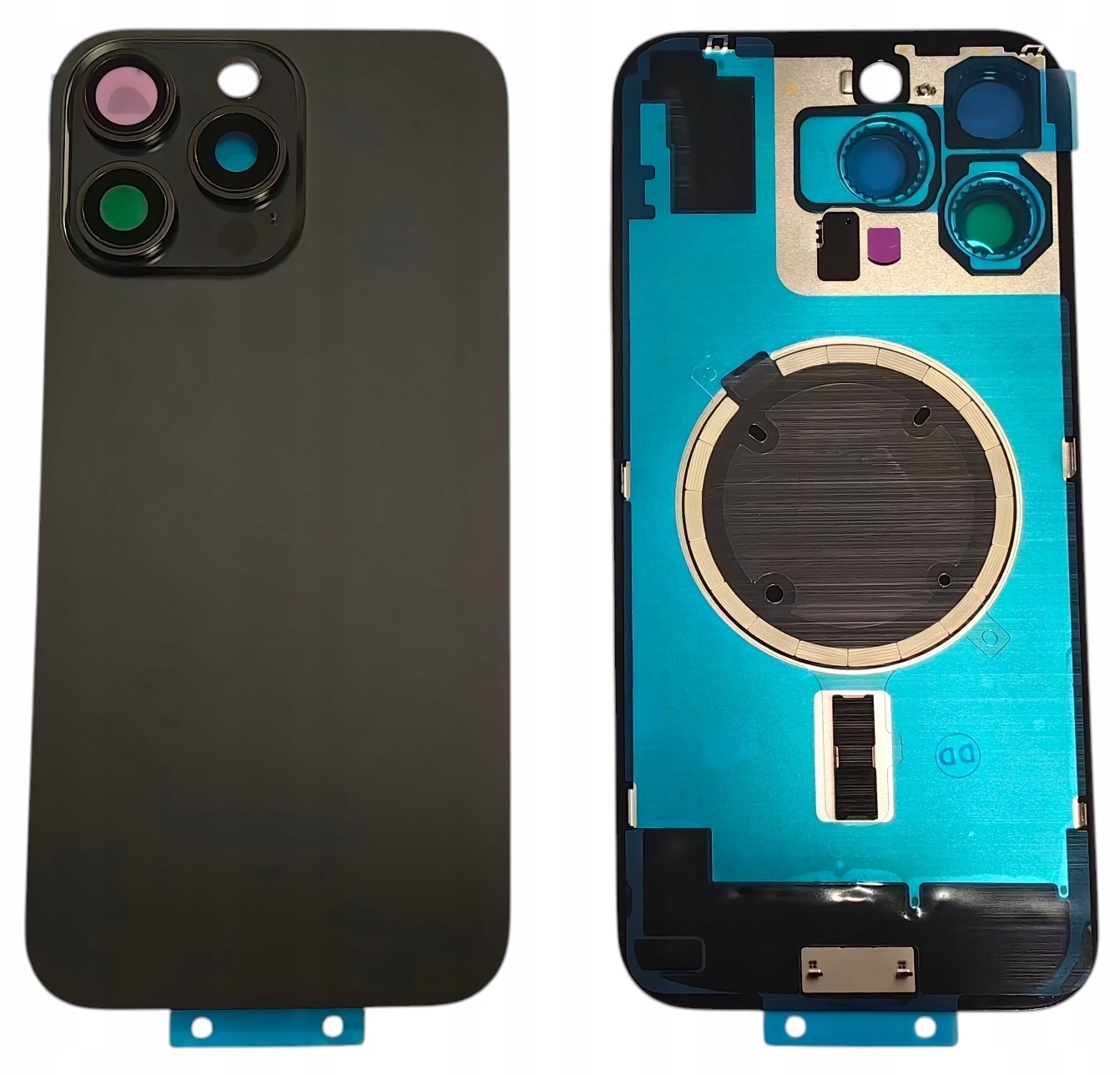 Obudowa, Panel Tył Uzbrojony Z Magsafe Pasuje Do Iphone 16 Pro Max Czarny