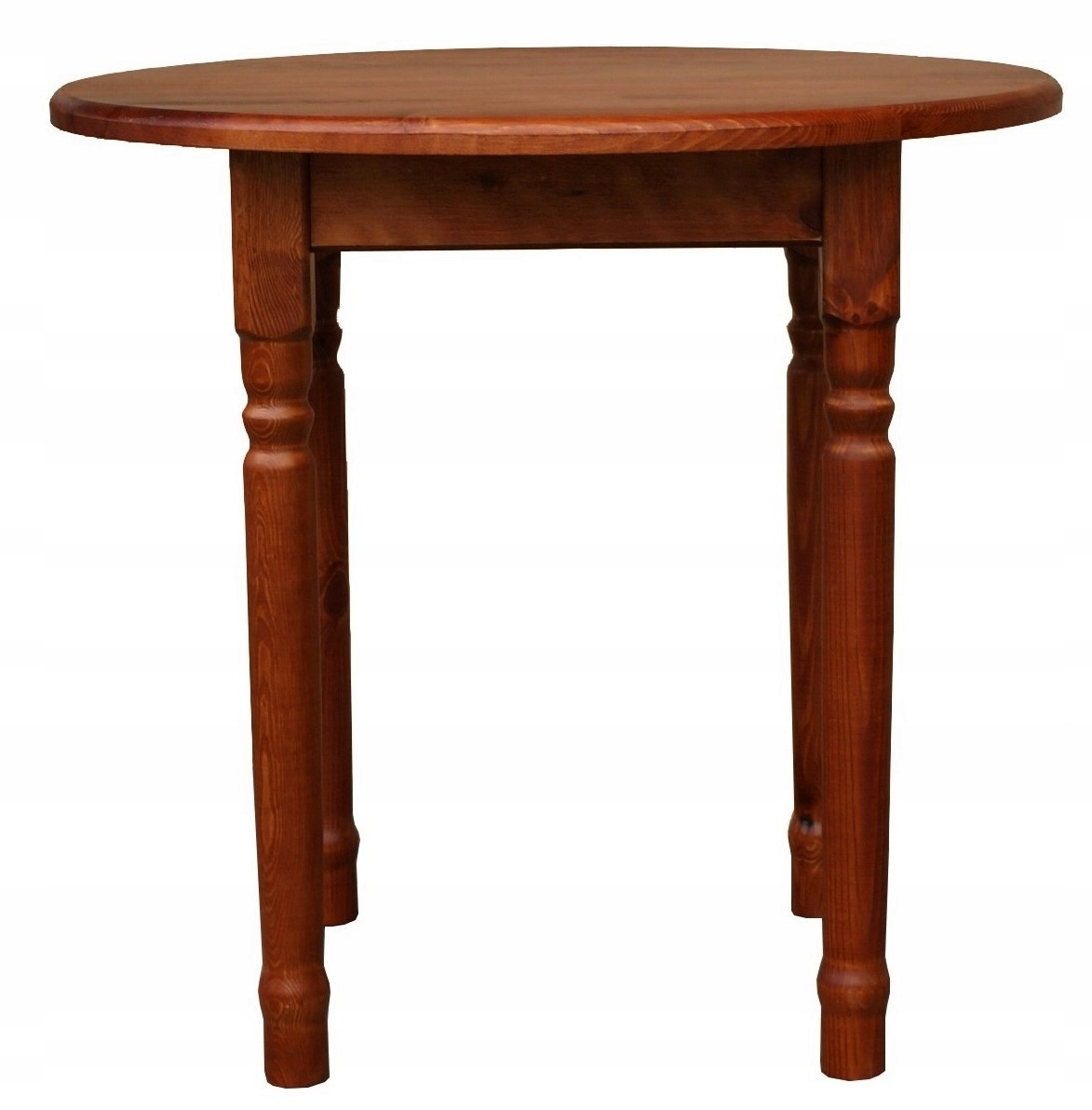 STÓŁ KUCHENNY OKRĄGŁY SOLIDNY TOCZONY 90 CM KALWADOS Kod producenta ST-08 90 KALWADOS