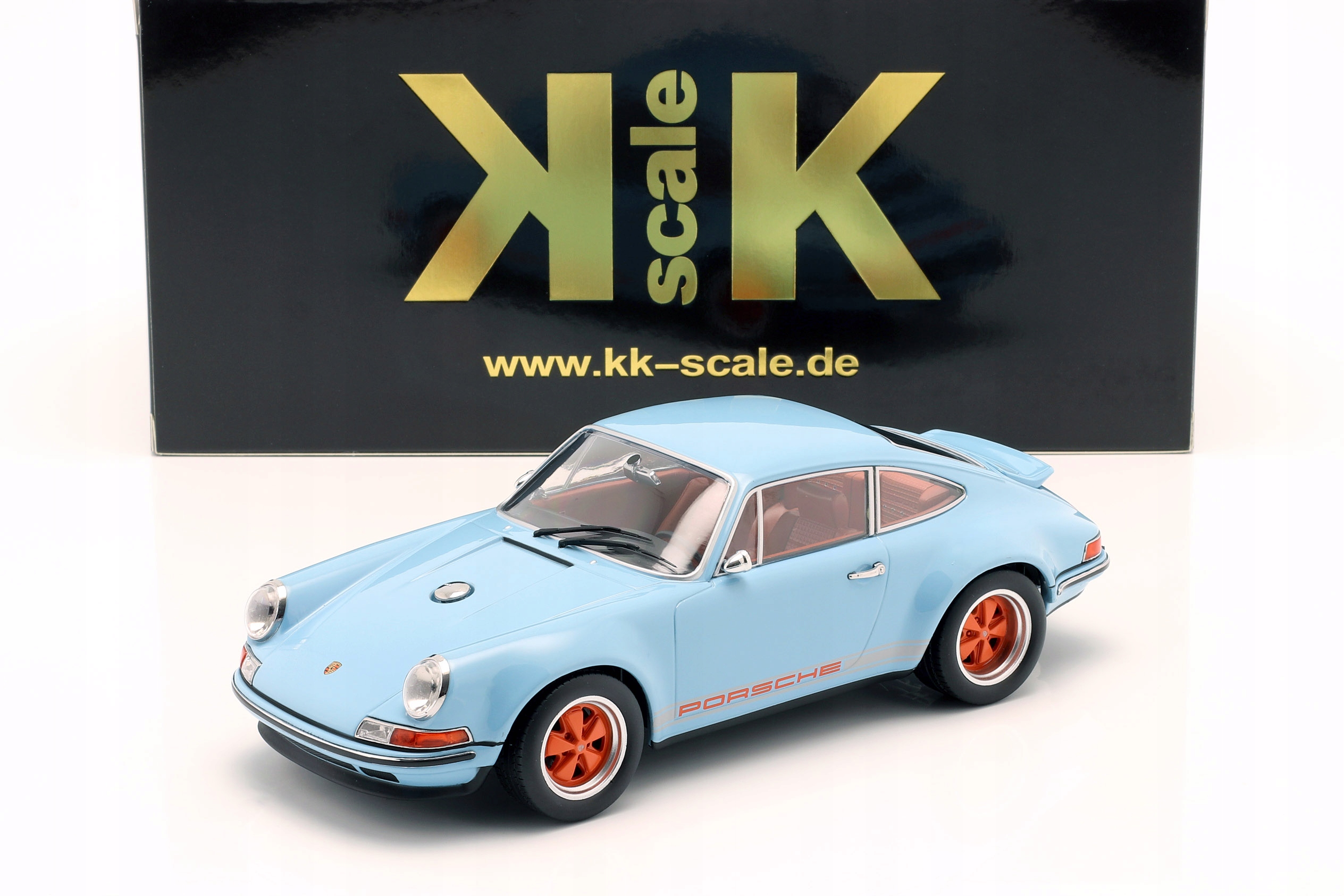 Kk Scale Porsche 911 Coupe Singer Coupe Gulf Blue/Orange LE1/1000 1:18
