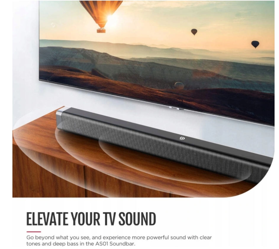 Soundbar Bomaker Odine I 2.0 czarny 37'' 120 dB Marka Bomaker