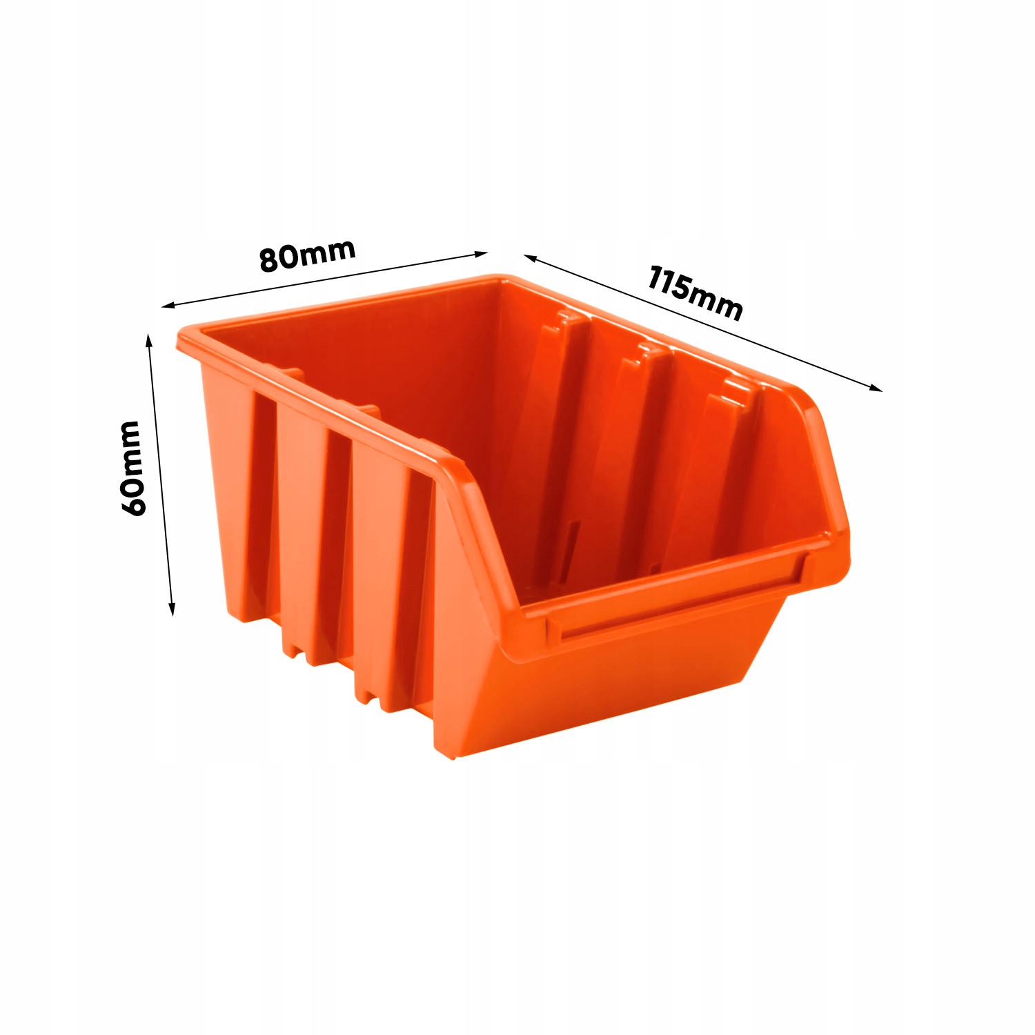 Pojemnik Magazynowy 10x Organizer NP4 ORANGE EAN (GTIN) 5908261571268