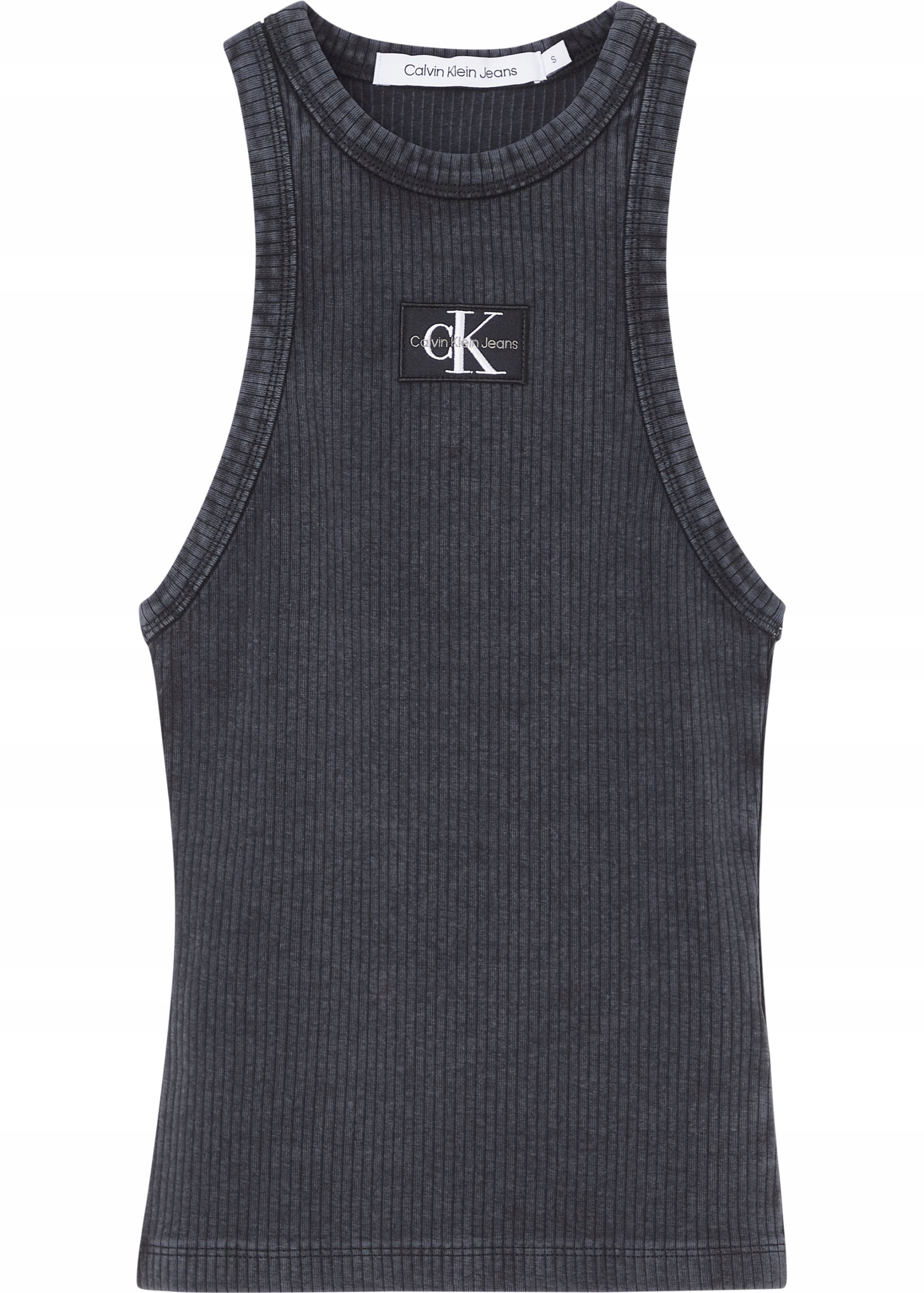 

Calvin Klein Damski Top Acid Wash Rib Black r.XS