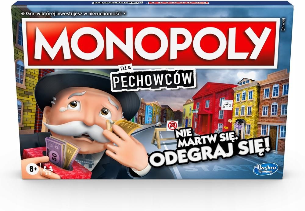 Gra planszowa Hasbro Monopoly dla pechowców