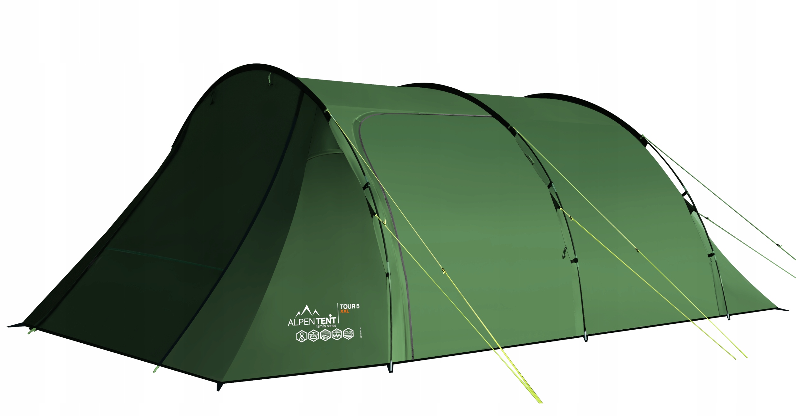

Namiot 5-osobowy AlpenTent Tour 5 XXL Duży 16m2