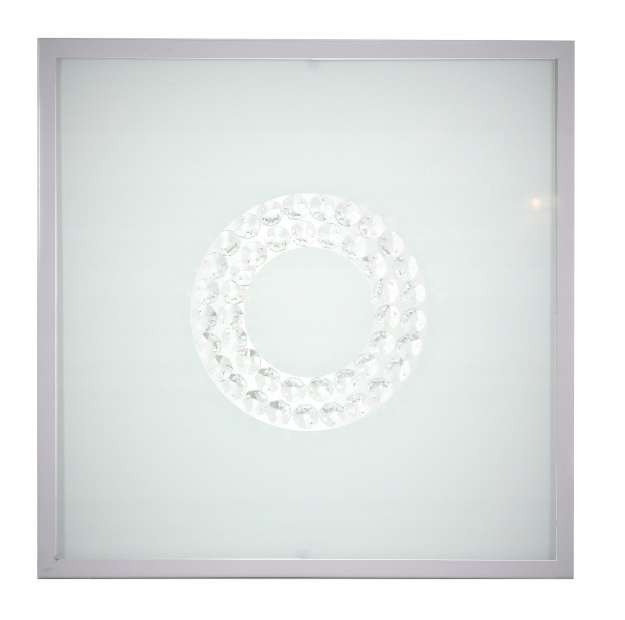 Stropní Svítidlo Krystaly 29X29 Led 6500K Saténový Malý Kroužek