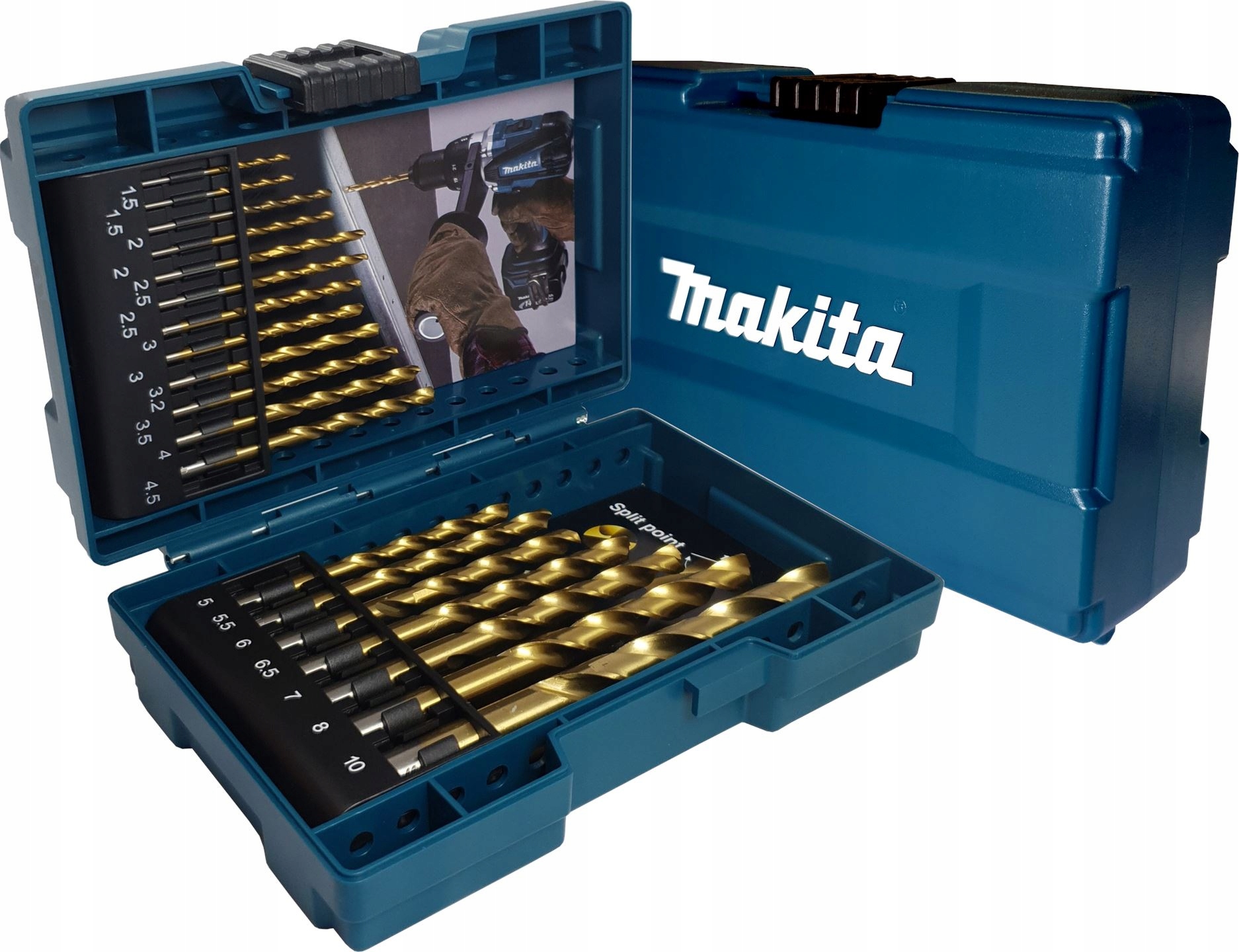 

Zestaw wierteł do metalu Makita Titan 19 elementów