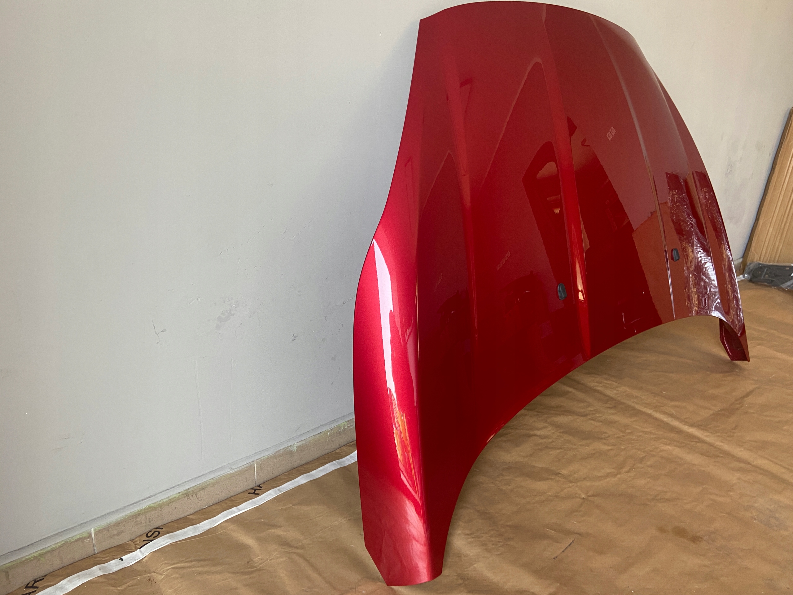 FORD FIESTA MK7 LIFT 2012-2017 bonnet front CANDY RED