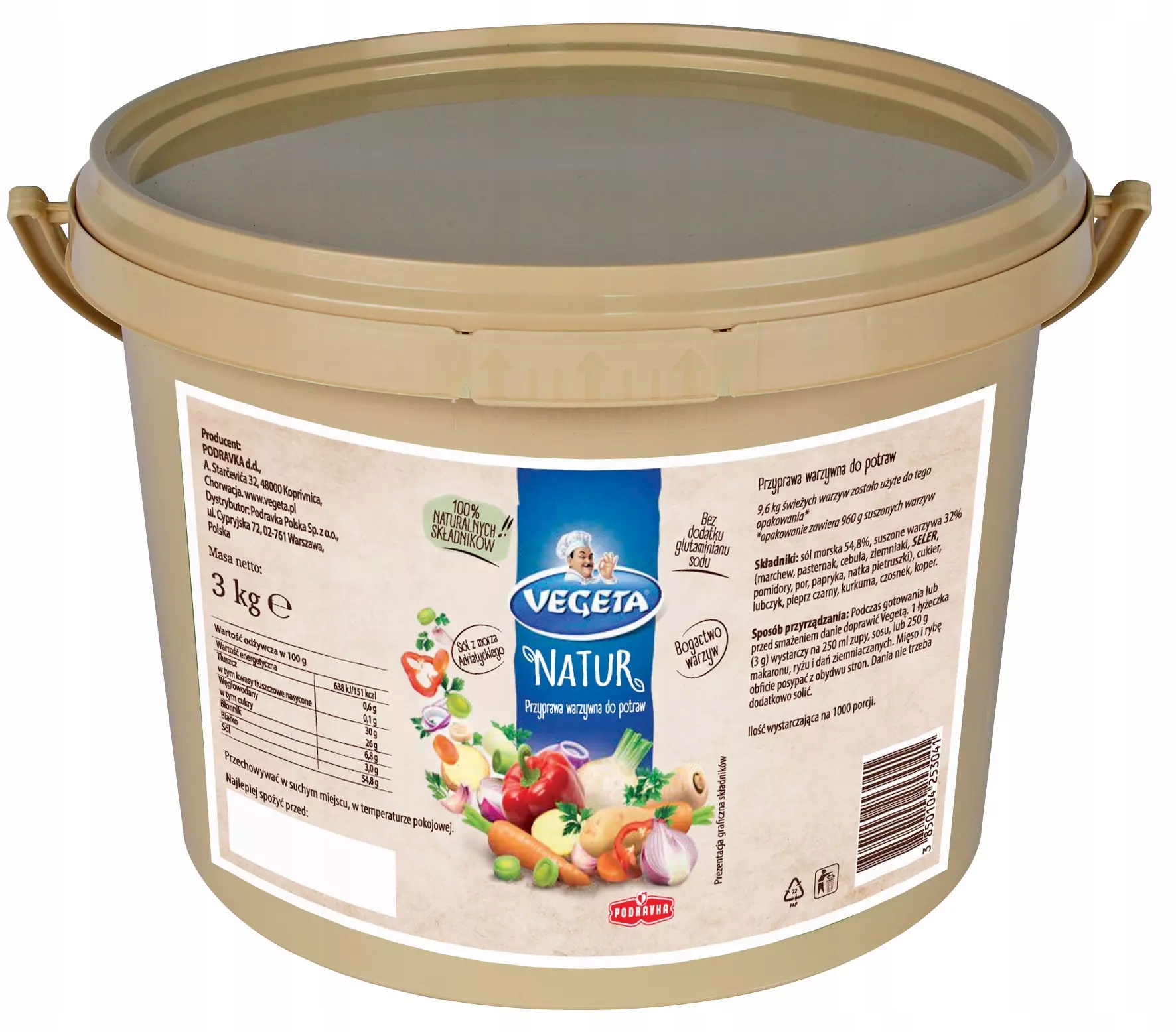 Vegeta Natur Wiadro 3KG