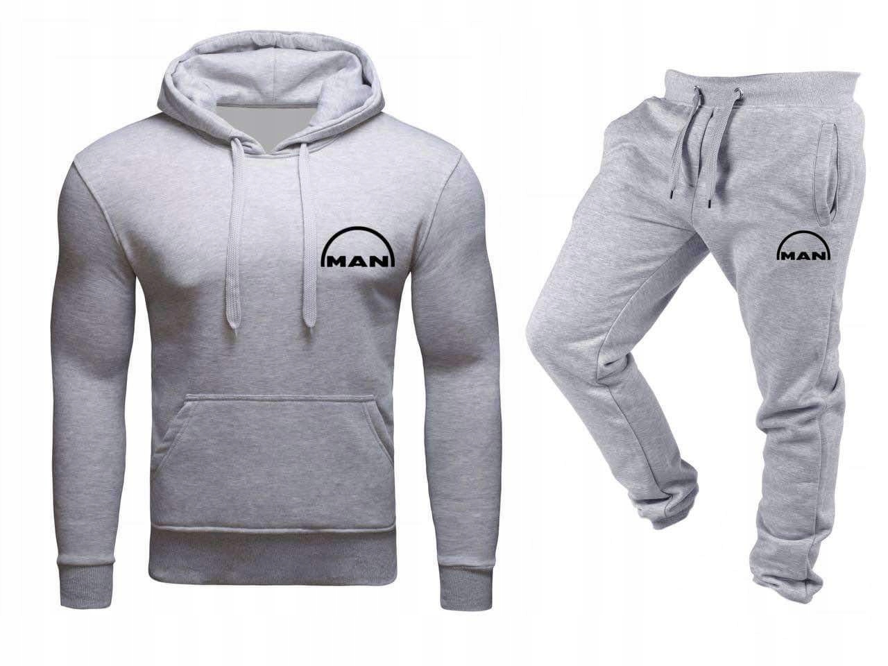 Pánská Teplákovka Tepláková Souprava Man Gray L