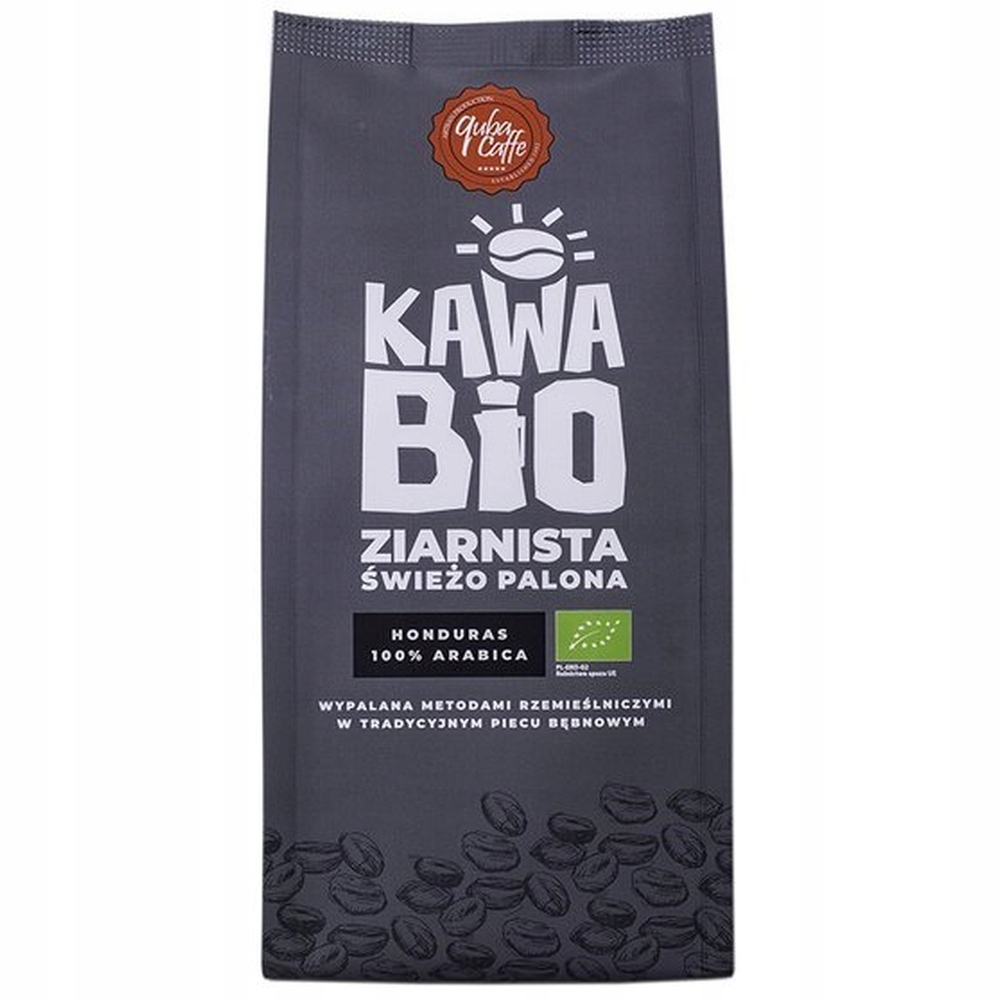 Káva Zrnková Arabica 100 % Honduras Bio 250 g Quba Caffe