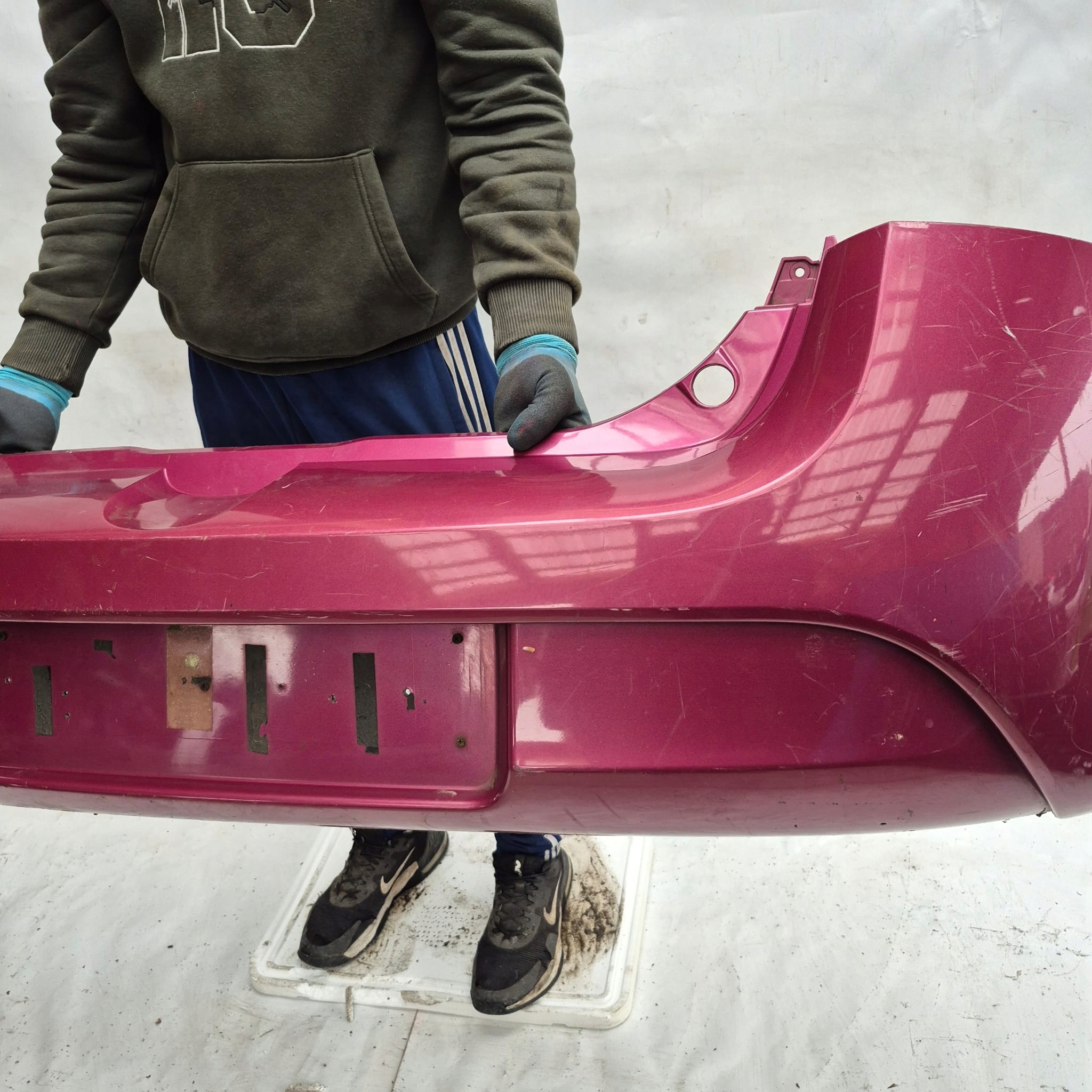 RENAULT TWINGO II 2 LIFT 10-14 bumper rear part rear