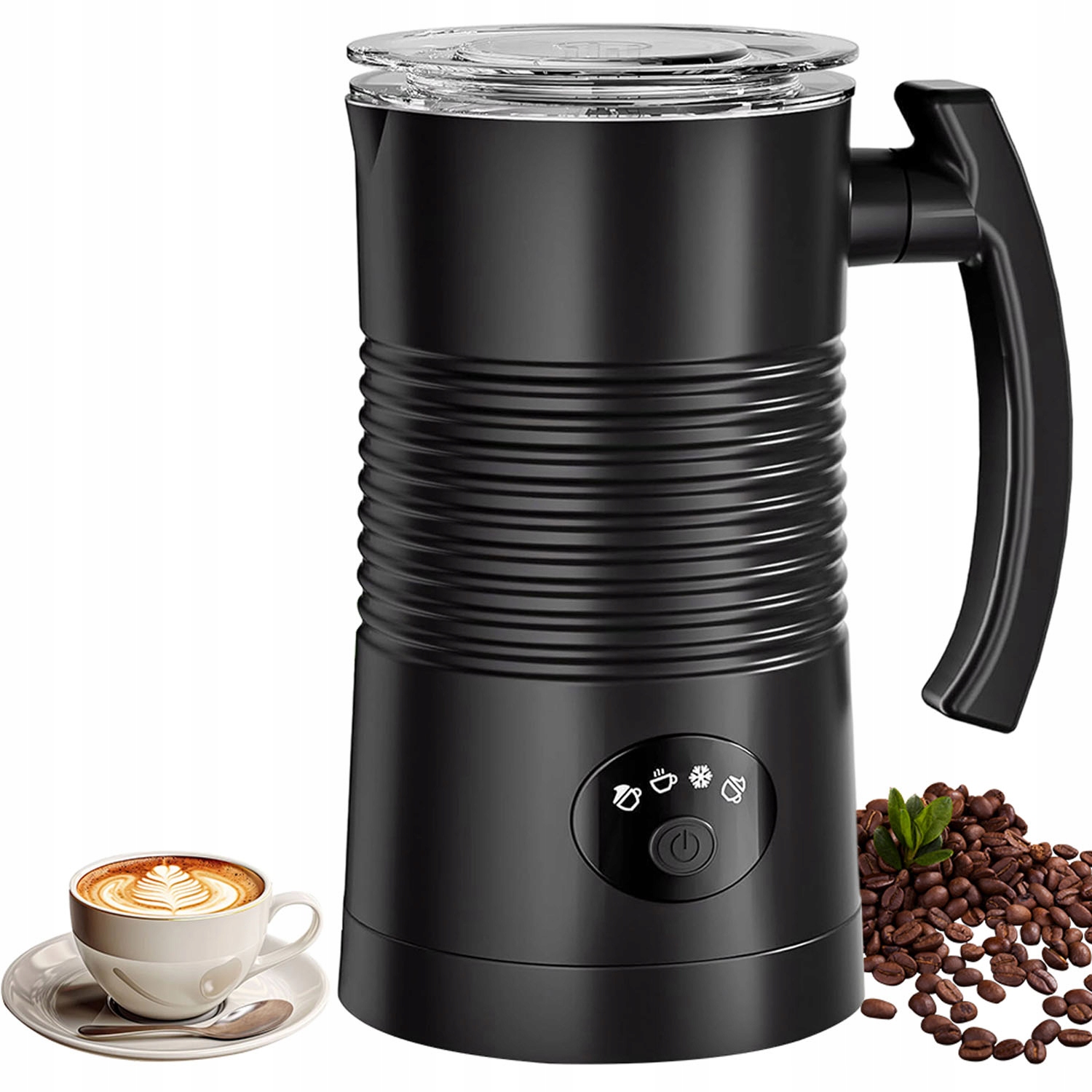 Napěňovač mléka Automatický kávovar na mléko Latte Cappuccino 4v ohřívač