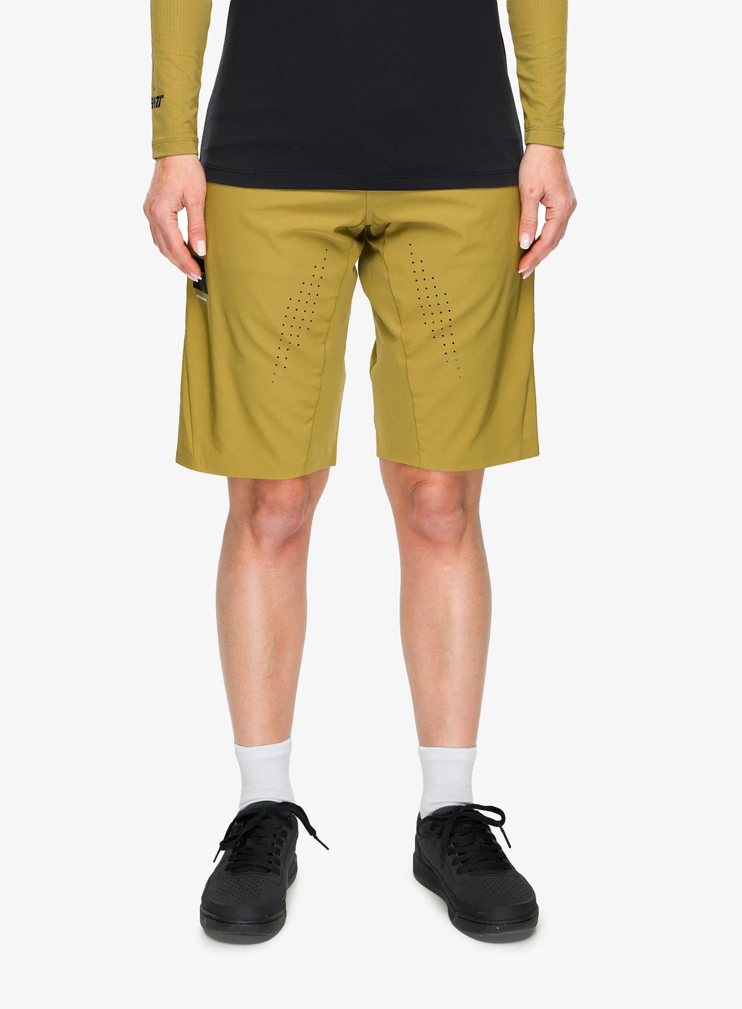 Kraťasy cyklistické kraťasy Leatt Mtb 3.0 Trail Shorts Padded brass br. M