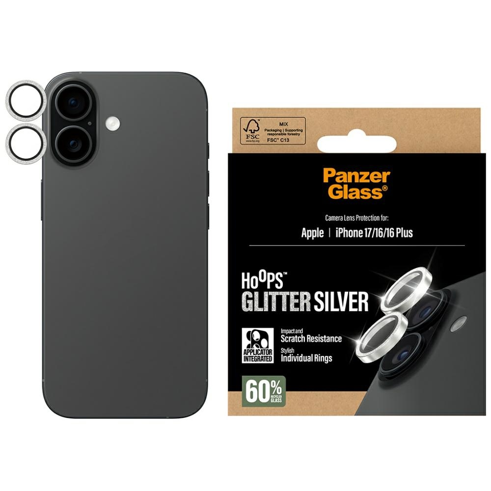 Tvrzené Sklo Na Objektiv Panzerglass Hoops Glitter Pro Iphone 17/16