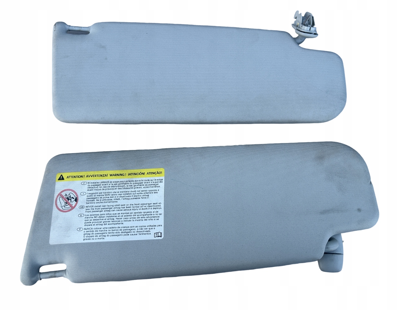 cover PRZECIWSLONECZNA right left VW POLO V 6R