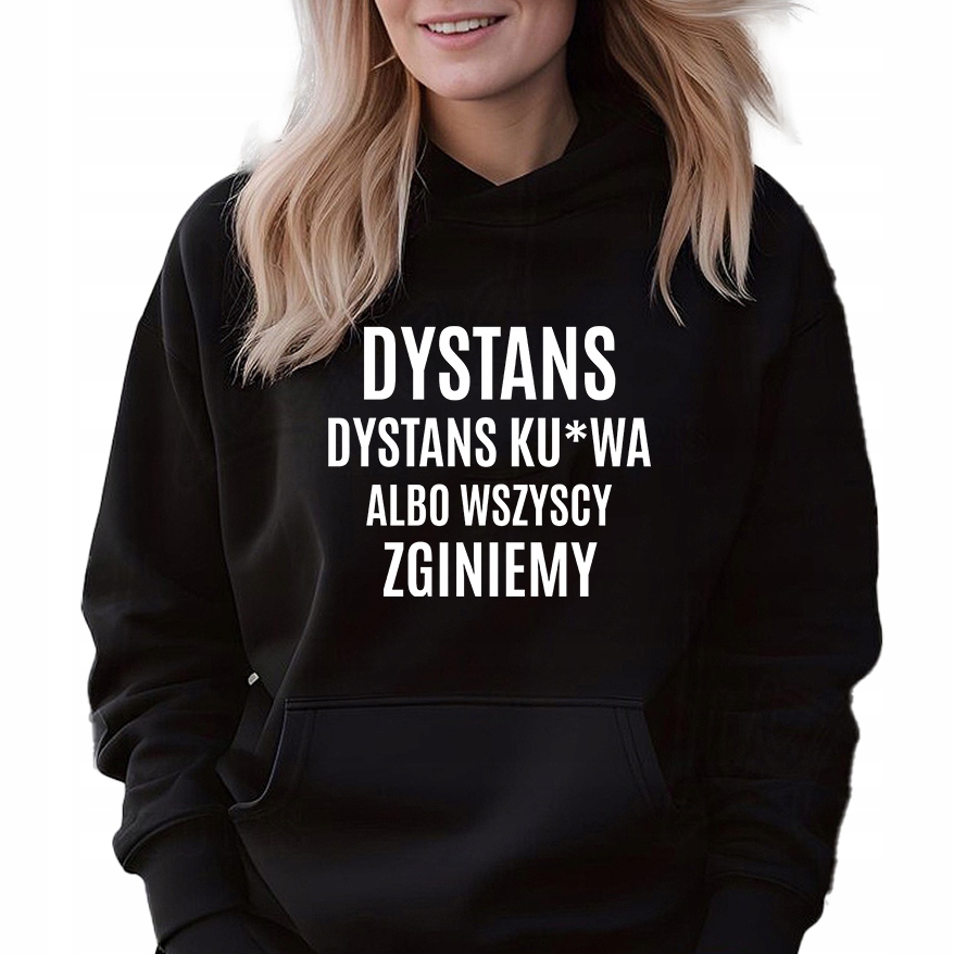 Mikina Černá Kapuce jako Dárek Vzdálenost Nebo Všichni Zemřeme XXL