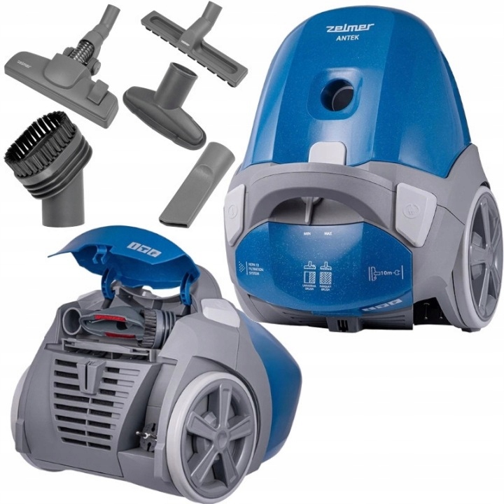 Odkurzacz Zelmer Tradycyjny Workowy ZVC351 Antek 900W3,5L Gumowe Kółka